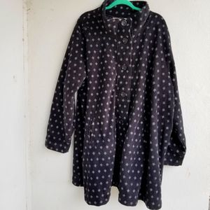 NWOT Woman within black white square pattern coat 3XL